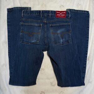 Kimes Ranch Wayne Dark Wash Button Fly Straight Leg Jeans Size 29/36